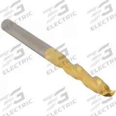 APPROVED VENDOR Square End Mill: Carbide, TiN Coated, 2 Flute, 5/16" Mill Dia, 1-5/8" LOC, 4" OAL (MPN 216-001031)