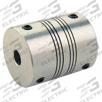 RULAND MANUFACTURING Motion Control Coupling: 3° Angular Misalignment, 9 mm Bore Dia 1, Aluminum - High-Precision Set Screw Beam Shaft Couplings