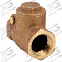 APPROVED VENDOR Swing Check Valve: Swing, Inline Valve Body, 1 in Pipe Size, FNPT x FNPT, Bronze (MPN 10F292). Key specifications — Brand: APPROVED VENDOR.