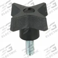 INNOVATIVE COMPONENTS Hand Knob: 4 Point, Plastic w/ Steel Thread, 5/16"-18 Thread, 1.75 in Dia (MPN GN5C07504P4--21). Key specifications — Brand: INNOVATIVE COMPONENTS.