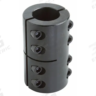 Dayton Rigid Shaft Coupling: 1/2 in Bore Dia 1, 1/2 in Bore Dia 2, For Round Shaft Type - Two-Piece Rigid Shaft Couplings