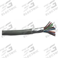CAROL Communication Cable: Communications/Computer Systems/Control Systems, 1,000 ft Cable Lg, Riser (MPN C0787A.41.10). Key specifications — Conductor Gauge: 20 AWG; Insulation Material: S-R PVC; Jacket Color: Gray; Jacket Material: PVC; Shielding Material: 100% Aluminum/Polyester Flexfoil; Solid/Stranded: Stranded.