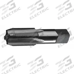 CLE-LINE Pipe and Conduit Thread Tap: 1/2"-14 NPS, 4 Flute, Semi-Bottoming Chamfer, High Speed Steel (MPN C64234)