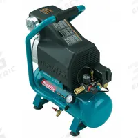 MAKITA Portable Air Compressor: Oil Lubricated, 2.6 gal, Hot Dog, 2 hp, 3.3 cfm @ 90 psi, 120V AC (MPN MAC700). Key specifications — attr48686: Oil Lubricated; attr48685: 120V AC; attr48678: 15 A; attr48688: Compressor Oil; attr48671: MAKITA; attr124308: Standard (75 dBA or more).