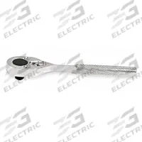 PROTO Hand Ratchet: Pear, Reversible, 7 in Overall Lg, Chrome, 15° Min Arc Swing, 3/8 in Drive Size (MPN J5249). Key specifications — attr1205598: Reversible; attr1205605: Quick-Release Included; attr1205626: Chrome; attr1228094: Proto; attr1205607: Pear; attr1205624: PROTO.