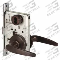 BEST Door Lockset: Office Lever Locksets, Bronze, ADA Compliant, Interchangeable Core (MPN 45H7TA16H613). Key specifications — attr1024149: Not Ligature-Resistant; attr1011488: BEST; attr1024446: F12; attr1011524: No Message; attr1011506: 40H Rose; attr1011485: Yes; attr1059461: Dark Oxidized Satin Bronze, Oil Rubbed : Stainless Steel.