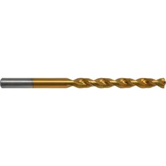 CLEVELAND Taper Length Drill Bit: 3/16", 135° Split Point, TiN-Coated Cobalt, Fast Spiral (MPN C16893). Key specifications — attr1233898: 0.1875.