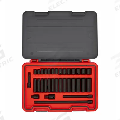 PROTO Socket Set: 3/8 in Drive, 33 Piece, Metric - Metric Socket Sets with Drive Tools