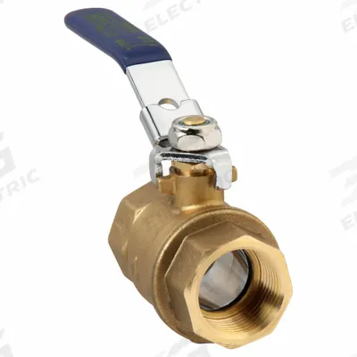 APPROVED VENDOR Manual Two-Way Ball Valve: 1 in, Brass, Straight, FNPT x FNPT - Brass Ball Valves with Drain