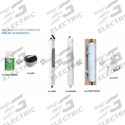 ELGA Expendable Replacement and Sanitization Kit: SK-CSPQUEST-A - Water Purification Replacement Parts, Filters, Stands & Switches
