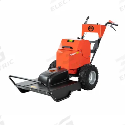 DR POWER Battery-Powered Walk-Behind Brush Cutter Kit: 26 in Cutting Wd, Walk Behind - Battery-Powered Field & Brush Mowers