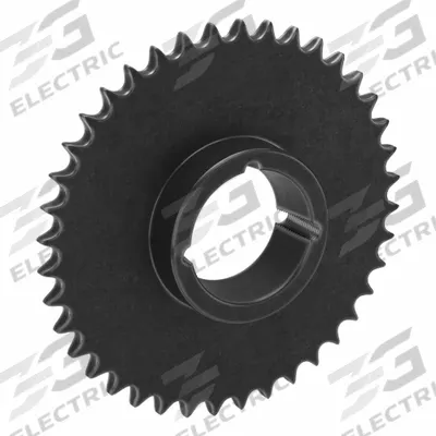 TRITAN Bushed Roller Chain Sprocket: For 50 Chain, 40 Teeth, 7.966 in Pitch Dia - Size 50 Bushed-Bore Roller Chain Sprockets