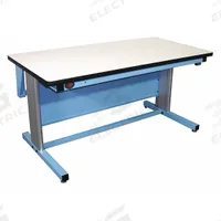 PRO-LINE Workbench: Adj Ht, Laminate, 60 in x 30 in, 330 lb Overall Load Capacity, Blue (MPN ELE6030CL14). Key specifications — Brand: PRO-LINE.