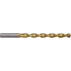 CHICAGO-LATROBE Taper Length Drill Bit: 1/4", 135° Split Point, TiN-Coated HSS, Parabolic Flute (MPN 55248). Key specifications — attr1233898: 0.2500.
