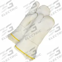 BDG Leather Mitts: L, Premium, Leather Palm Knit Glove, Cowhide, Wing Thumb, Gauntlet Cuff, 1 PR (MPN 50-9-875-L). Key specifications — Brand: BDG.