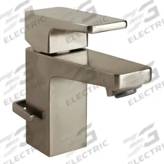 SPEAKMAN Straight Bathroom Faucet: Kubos, Brass, Brushed Nickel Finish, 1.2 gpm Flow Rate, Straight (MPN SB-2401-BN). Key specifications — Brand: SPEAKMAN; Series: Kubos.
