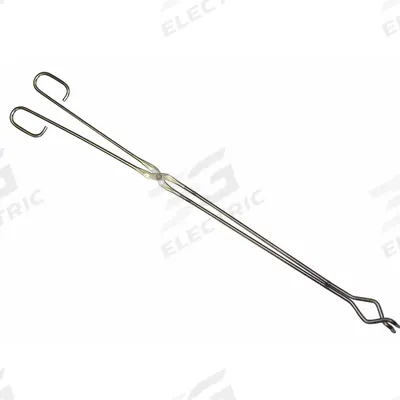 APPROVED VENDOR Crucible Tongs: 20 in Overall Lg, Steel, C1010, Nickel Plated, 5/16 in Wire Size - Tongs for Crucibles