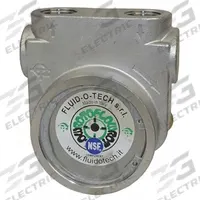FLUID-O-TECH Rotary Vane Pump: Magnetic Drive, Stainless Steel Body, 1/2" NPT, 230 gph Max. Flow (MPN PA 810). Key specifications — Vane Material: Carbon; NSF 169 Listed: Yes; Brand: FLUID-O-TECH; Strainer: Not Included; Ports: 1/2" NPT; Relief Valve Type: Not Included.