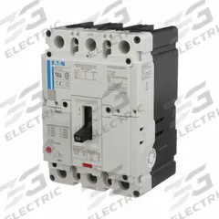 EATON Molded Case Circuit Breaker: 7 A Amps, 65kA at 480V AC, Instantaneous, ABC, Line/Load Lug (MPN PDG23M0007MSAJ). Key specifications — Series: PD Series; Max. AIR Rating: 65kA at 480V AC; Instantaneous Trip: Instantaneous; Phase Connection: ABC; Terminal Connection: Line/Load Lug; Frame Size: 2.