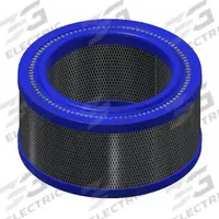 SOLBERG Pleated Filter: Fiberglass, 2.31 in Overall Ht, 3 in Inside Dia, 4 5/16 in Outside Dia, HE14. Key specifications — attr59866: HE14; attr59869: SOLBERG; attr59875: F-14-050.
