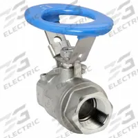 APPROVED VENDOR Manual Two-Way Ball Valve: 1 in, 316 Stainless Steel, Straight Valve Body, Two-Piece (MPN G-SSO-100V). Key specifications — Brand: APPROVED VENDOR; Handle: Locking Oval.