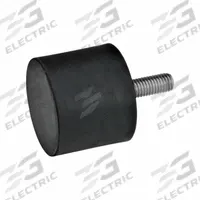 JW WINCO Vibration-Isolating Mount: Cylindrical, Natural Rubber, Male x Non-Threaded Style (MPN 452-100-40-M16-S-55). Key specifications — Isolator Body Material: Natural Rubber.