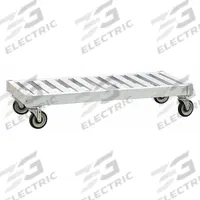 NEW AGE INDUSTRIAL Mobile Base: 60 in x 24 in x 9 3/8 in, 800 lb Load Capacity, Plate Caster (MPN 50312). Key specifications — attr41802: Plate Caster; attr41796: (2) Rigid Casters; (2) Swivel Casters; attr41794: Polyurethane; attr33579: NEW AGE INDUSTRIAL.