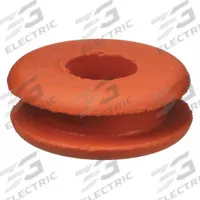 APPROVED VENDOR Grommet: Style 1 Grommet, Rubber, 0.38 in Inside Dia, 0.88 in Outside Dia (MPN 3MRR8). Key specifications — Hardness: 50A; Brand: APPROVED VENDOR; Resistance Properties: Temperature Resistant; Standards: ASTM D2000 FC512.