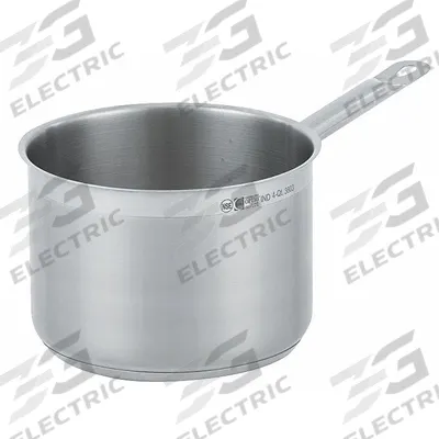 VOLLRATH Sauce Pan: 4 qt Capacity, Stainless Steel, Welded, Stainless Steel Handle - Sauce Pans with Covers