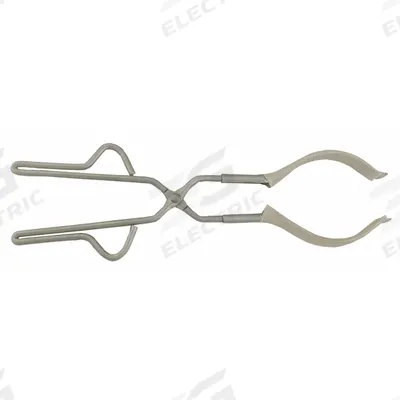 APPROVED VENDOR Flask Tongs: 12 1/2 in Overall Lg, Stainless Steel, 1/2 in Tip Lg, ASTM - Tongs for Flasks