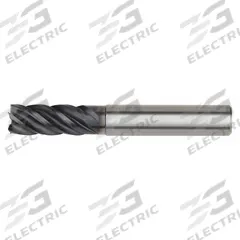 WIDIA HANITA Corner Radius End Mill: Carbide, AlTiN Coated, 5 Flute, 6 mm Mill Dia, 13 mm LOC (MPN 57N806022MT)