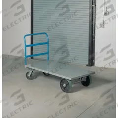 LITTLE GIANT Platform Truck: 4,000 lb, 48 in L x 30 in W x 16 1/2 in H Deck, Solid, Phenolic, Smooth (MPN DT-3048-S). Key specifications — Side Panel Type: No Side Panels; Brand: LITTLE GIANT; Color: Gray; Caster/Wheel Configuration: (2) Swivel.