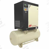 INGERSOLL RAND Rotary Screw Air Compressor: Horizontal, 15 hp, 56.1 cfm, 120 gal Tank, 230V AC (MPN R11I-A125/120-230-3). Key specifications — attr48606: Three; attr48593: 230V AC; attr48578: INGERSOLL RAND; attr110305: Not Included.