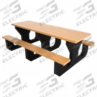 ULTRASITE Youth Picnic Table: Vandal Resistant Resinwood, Cedar, 24 1/2 in Overall Ht, PB 6CEDYOUPIC. Key specifications — Brand: ULTRASITE; Tabletop Color: Cedar; Manufacturer Part Number: PB 6CEDYOUPIC; Product Type: Youth Picnic Table; Frame Material: Recycled Plastic.