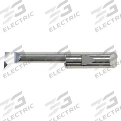 MICRO 100 Quick Change Profiling Tool: 1/2 in Shank Dia., Bright (Uncoated) - Grooving Tools