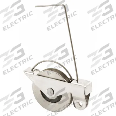 PRIME-LINE Roller Assembly: Roller Assembly, 6 7/16 in Overall Ht, 6 7/16 in Overall Lg - Screen Door Hardware