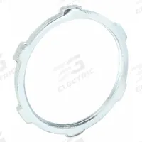 LockNut for Threaded RMC/IMC: 1 1/4 in Trade Size, Steel, Zinc Plated, IMC/RMC (MPN 1005). Key specifications — For Conduit Type: RMC; Insulated: No; Brand: RACO.