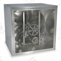 DAYTON Cabinet Supply Fan: Belt Drive, 30 in Blade, 1 hp, Totally Enclosed Air Over, 9,403 cfm, 1 ph (MPN 1AJA8). Key specifications — Brand: DAYTON; Nameplate Voltage: 115/208-230V AC; Assembly: Ships Fully Assembled.