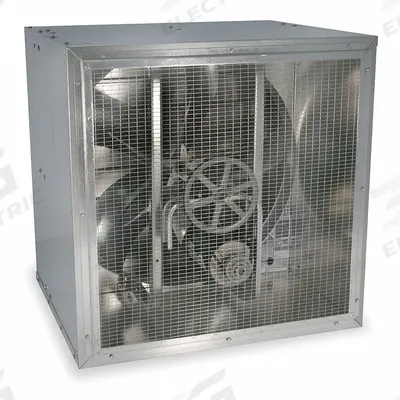 Dayton Cabinet Supply Fan: Belt Drive, 30 in Blade, 1 hp, Totally Enclosed Air Over - Cabinet Supply Fans