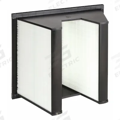 GRAINGER V-Bank Air Filter: 20 in x 24 in x 12 in, Fiberglass, Single Header - MERV 13 V-Bank Air Filters