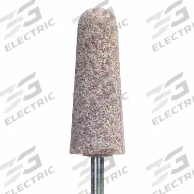 NORTON Vitrified Bond Mounted Point: 1 in Dia, Ceramic, 36 Grit - Cool-Cutting Mounted Points for Stainless Steel & Nickel Alloys