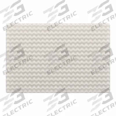GLOBAL FINISHING SOLUTIONS Air Filter Pad: 20 in x 25 in x 2 in, Polyester, White - Paint Collector Pads
