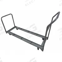 DAYTON Chair Cart: 300 lb, 67 in L x 22 in W x 41 1/2 in H, For 32 Chairs, For 15 in Min Chair Wd (MPN 30E999). Key specifications — Frame Color: Gray; Brand: DAYTON; Caster/Wheel Configuration: (2) Swivel.