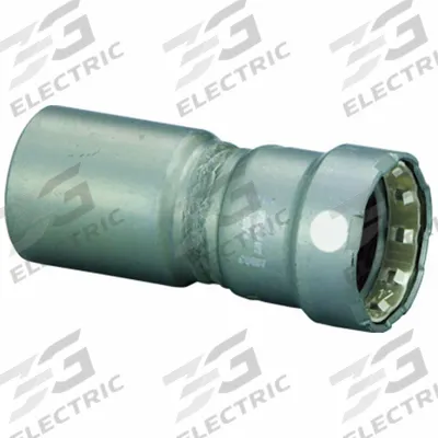 VIEGA MEGAPRESS Crimp Fitting: 1 1/2 in Pipe x 1 1/4 in Pipe Size, FTG x Press-fit - Steel Press Pipe Fittings