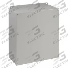WIEGMANN Enclosure: Steel, 16 in x 14 in x 6 in, NEMA 12/13, Solid Cover, Screw On (MPN B161406SC). Key specifications — Brand: WIEGMANN; Closure Method: Screws; Knockouts: Not Included.