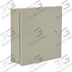 WIEGMANN Enclosure: Steel, 14 in x 12 in x 4 in, NEMA 1, Solid Cover, Hinged, Painted (MPN N1C121404). Key specifications — Brand: WIEGMANN; Closure Method: 1/4-Turn Latch; Knockouts: Not Included.