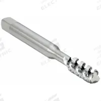 CLEVELAND Spiral Flute Tap: 1/4"-28 UNF, H3 / 2B, 3 Flute, Bottoming Chamfer, High Speed Steel (MPN C58565)