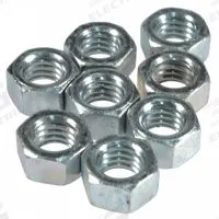 DAYTON Hex Nut,3/8-16 Zp: For 4ZA49A/4ZA51A, 8 PK (MPN PP60221G)
