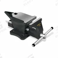 KANCA Combination Vise: Covered, 5 in Jaw Face Wd, 3 1/2 in Max Jaw Opening, 2 1/2 in Throat Dp (MPN ANV-125). Key specifications — attr663938: KANCA; attr669110: Steel.