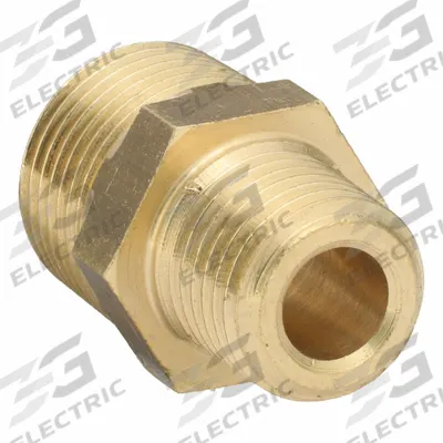 LEGRIS Metal Pipe Straight: Straight, 3/8 in x 1/4 in - Threaded High-Pressure Pipe Fittings